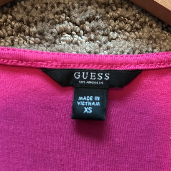 XS Guess hot pink body suit top - Picture 3 of 5
